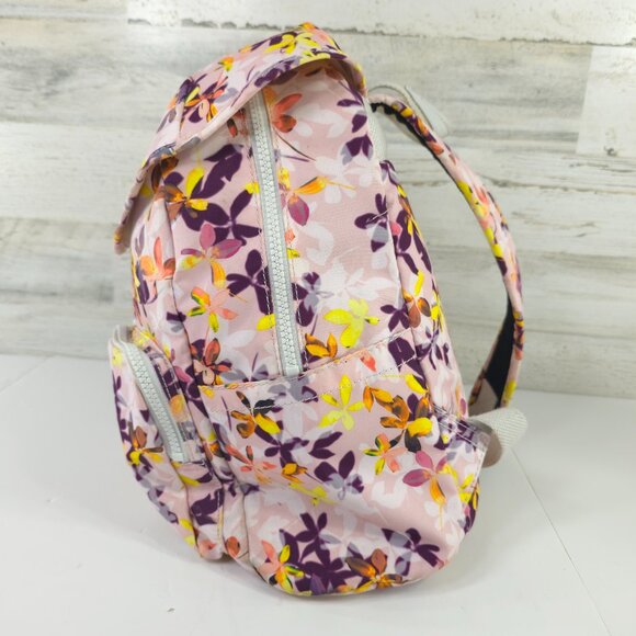 KIPLING KI0367 Fiona Travel Medium Backpack Polyester Falling Floral Multi *VGC* main image 4